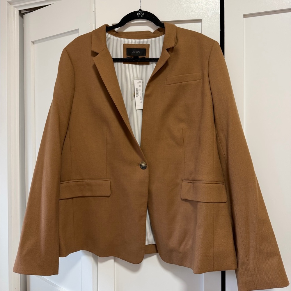 Jcew tan blazer NWT